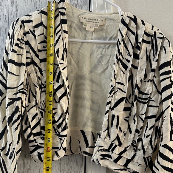 Saltwater Luxe Zebra Pattern Blazer - Picture 7 of 7